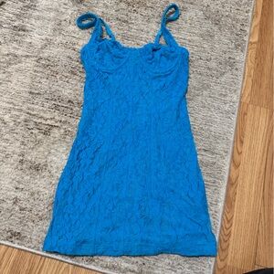 Urban Outfitters Turquoise Lace Top